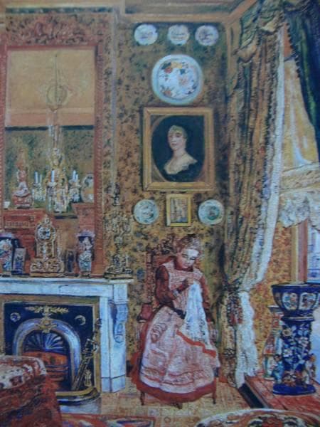 Ensor、LA BROUDEUSE、希少画集画、新品額装付