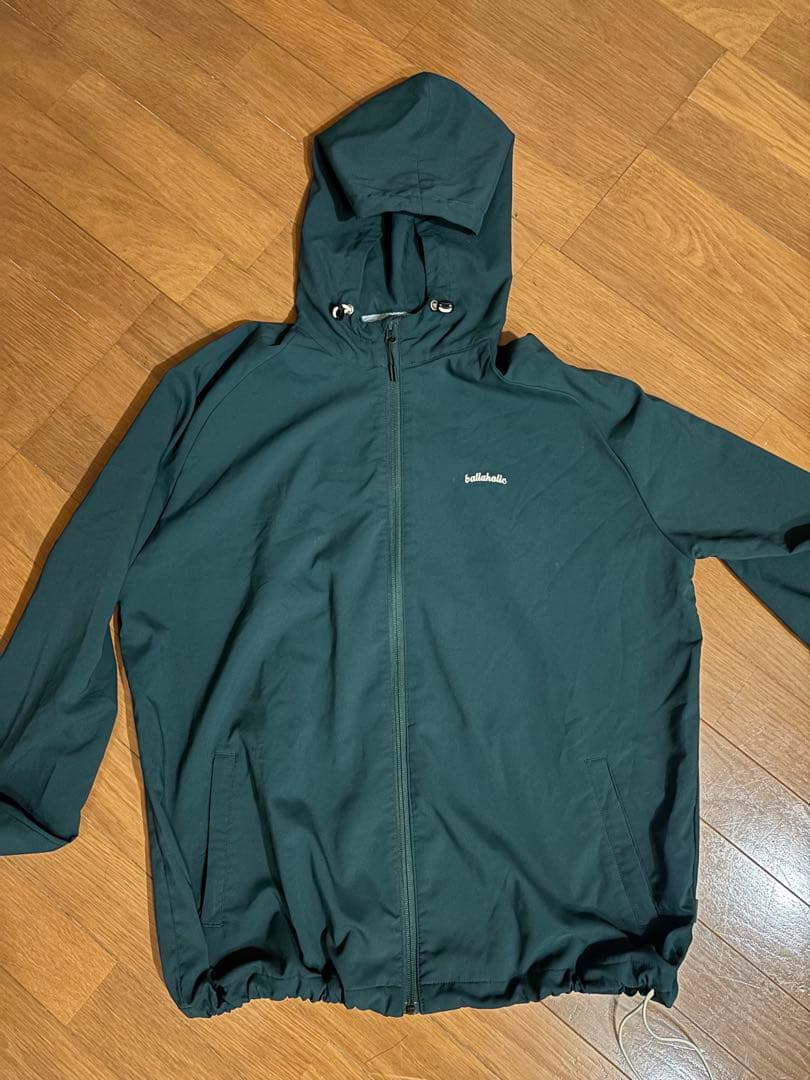 ballaholic ダークグリーン ナイロンジャケット・パンツ セットアップ
