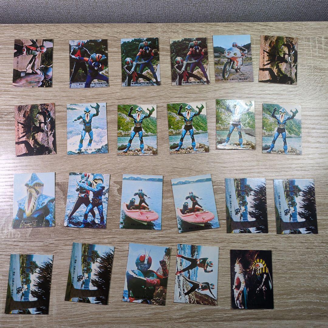 レトロ カルビー 仮面ライダー アルバム カード80枚 まとめ売り