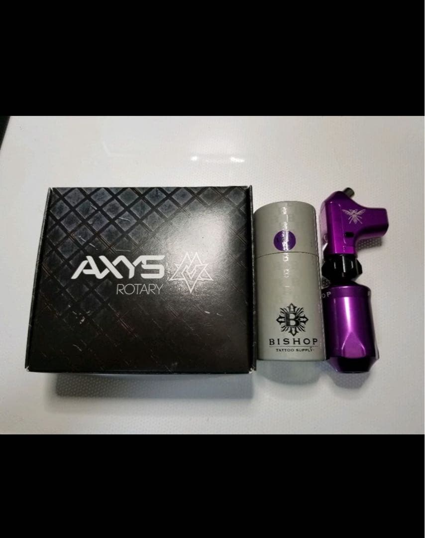AXYS Fehu+Bishop グリップ カートリッジロータリータトゥーマシン