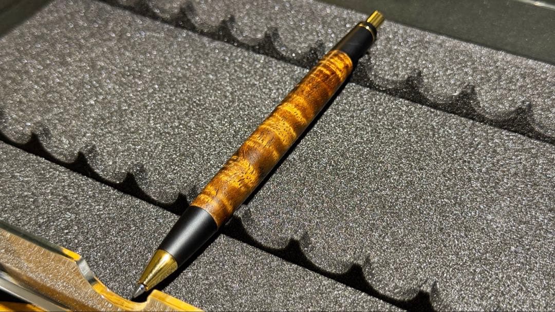 野原工芸 旧型 シャーペン ハワイアンコア ダークカーリー 軸のみ