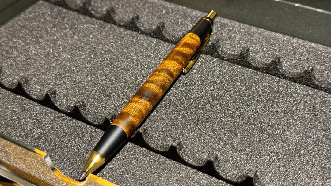 野原工芸 旧型 シャーペン ハワイアンコア ダークカーリー 軸のみ