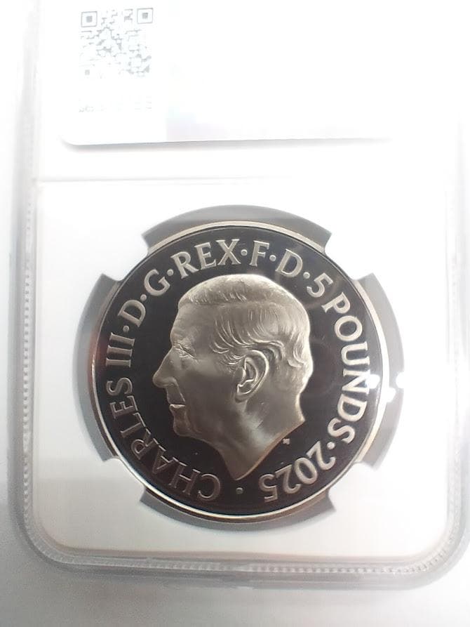 NGC PF69 ウルトラカメオ 2025 イギリス 白銅貨 クイーンズマザー