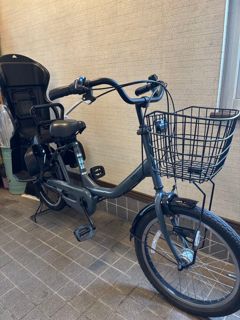 札幌市⭕️手渡しのみ⭕️美品⭕️シティサイクル チャイルドシート付き 20インチ切り替