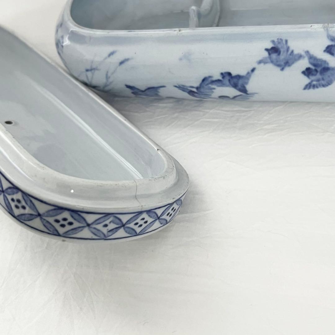 専用　クレイユモントロー Creil Montereau 花鳥 歯ブラシケース