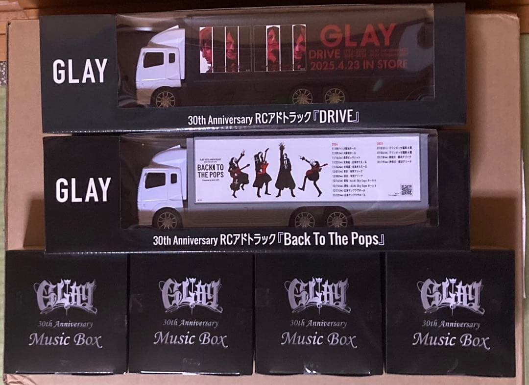 【GiGO限定】 GLAY RCアドトラック 2種　Music Box 4種
