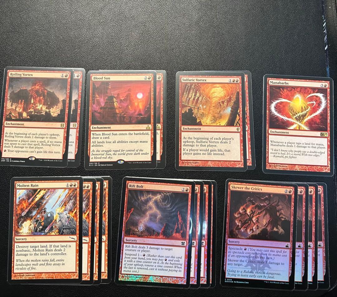 MTG 赤単バーン　デッキセット　レガシー　モダン