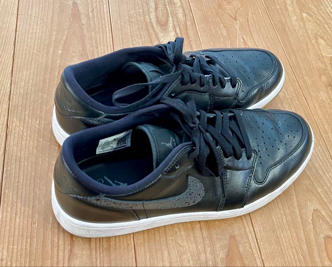 Nike Jordan Golf 黒 シューズ　JORDAN1 low golf