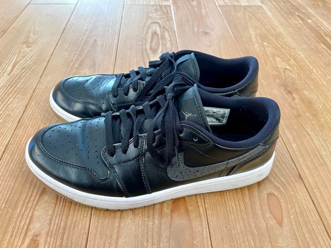 Nike Jordan Golf 黒 シューズ　JORDAN1 low golf