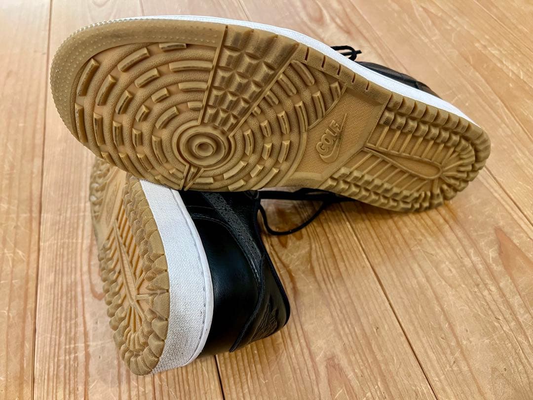 Nike Jordan Golf 黒 シューズ　JORDAN1 low golf