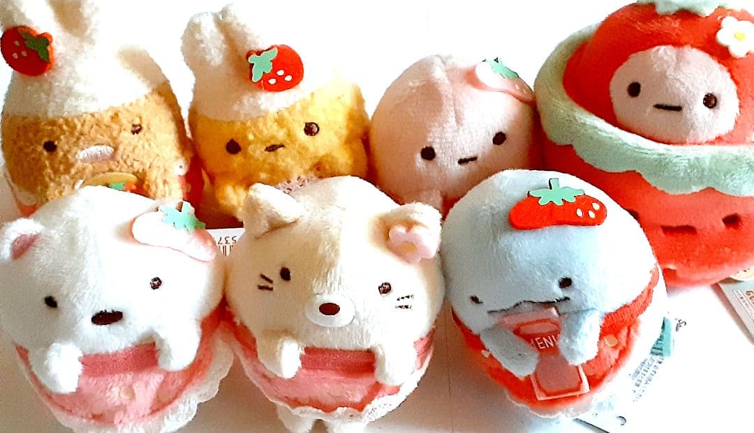 すみっコぐらし　てのりぬいぐるみ８点セット