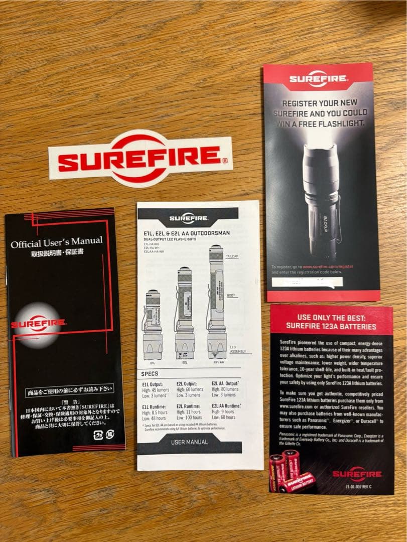 [非売品] 未使用　SUREFIRE KX1 × land cruiser