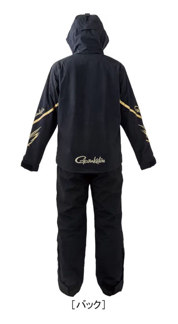 カ*イ様 ガマカツ フィッシングレインスーツ GM3658赤/黒　新品未使用タグ