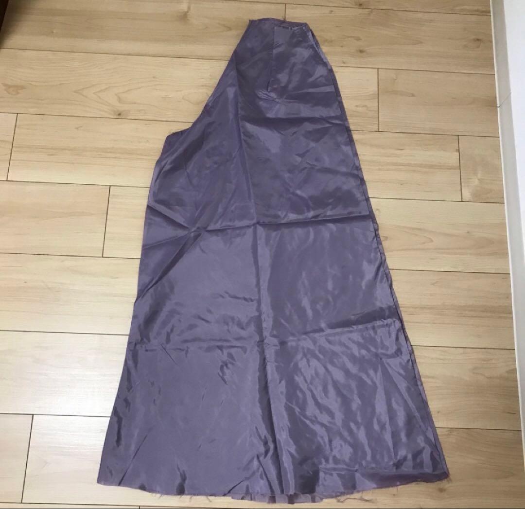 手作りダンス衣装　薄紫 ロングベスト　ワイドパンツ