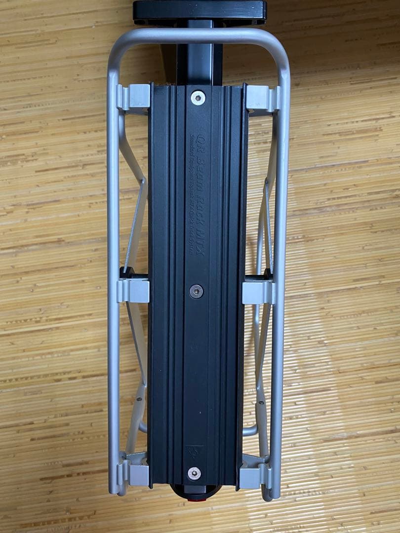 わらびもちTOPEAK MTXバッグ と QR BEAM RACK