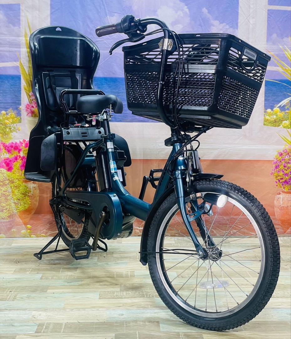超人気！BIKKE ビッケ⭐️ブリヂストン子供乗せ電動自転車Y3433