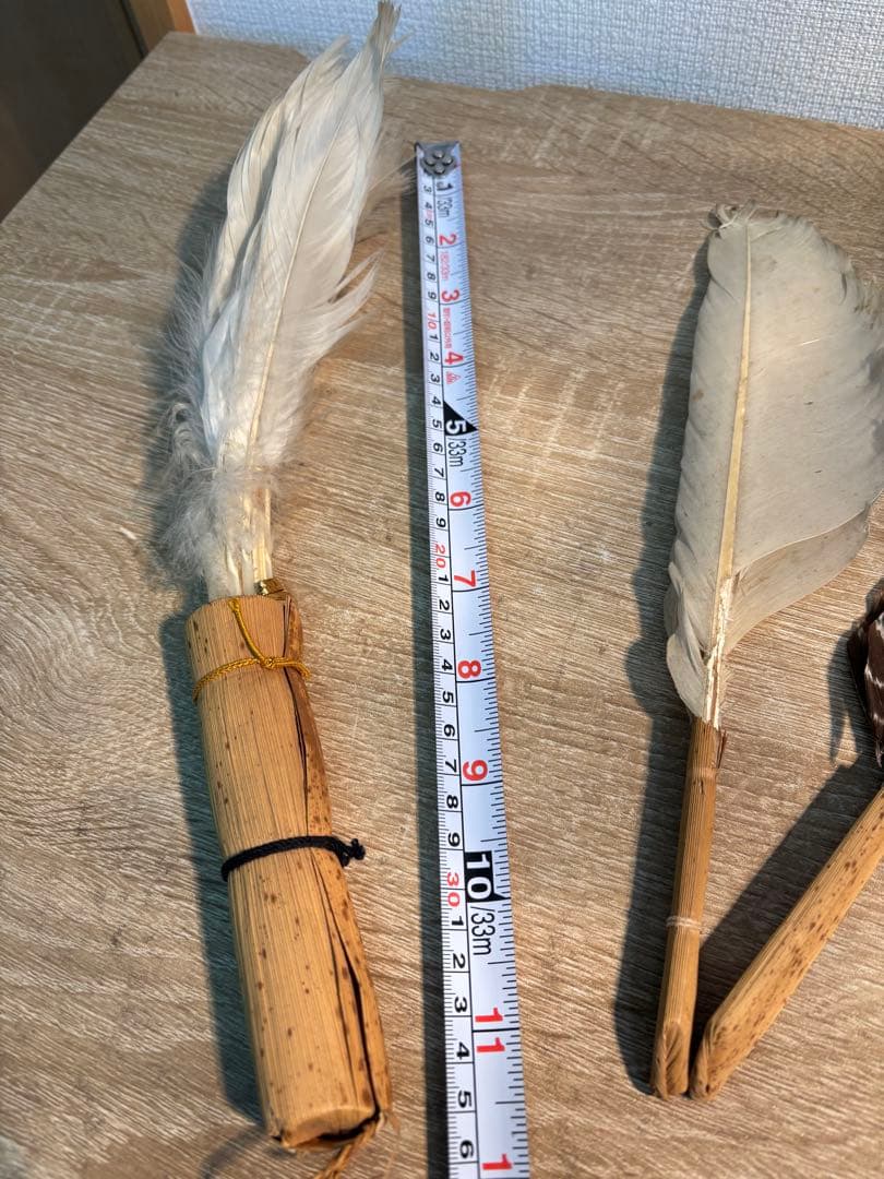 茶道具 羽箒 白鳥 風炉 茶道　羽20本セット