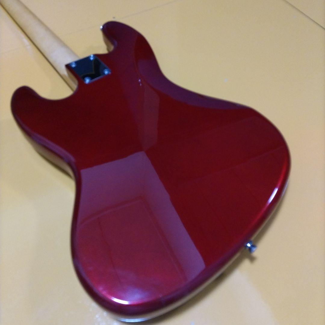 Pnoto Gaanic ジャズベース メタリックレッド