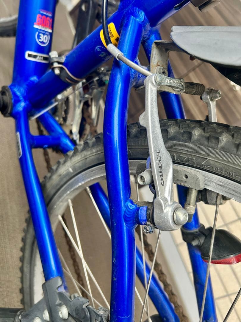 ルイガノ LOUIS GARNEAU 24インチ 自転車前カゴ泥除けスタンド付