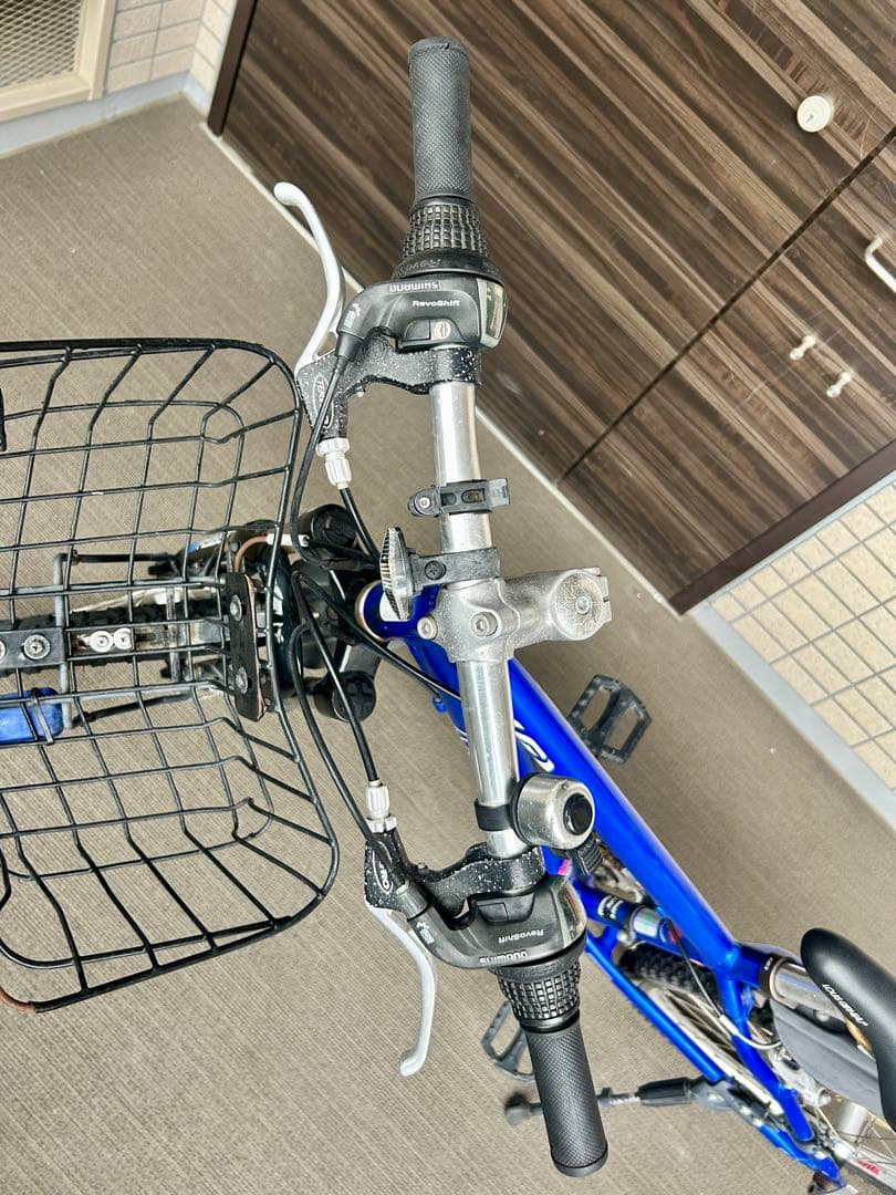 ルイガノ LOUIS GARNEAU 24インチ 自転車前カゴ泥除けスタンド付