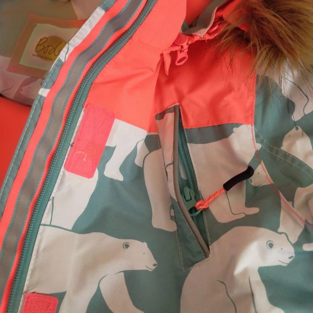 Mini Boden - ホッキョクグマ柄 子供用スキーウェア