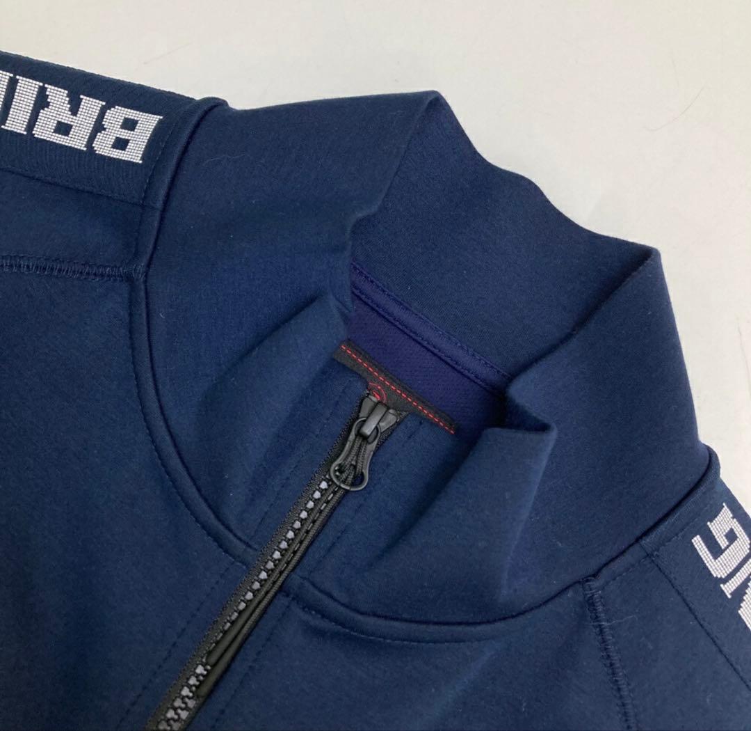 BRIEFINGゴルフ （M）ウォームサイドロゴラインブルゾンネイビー新品未使用