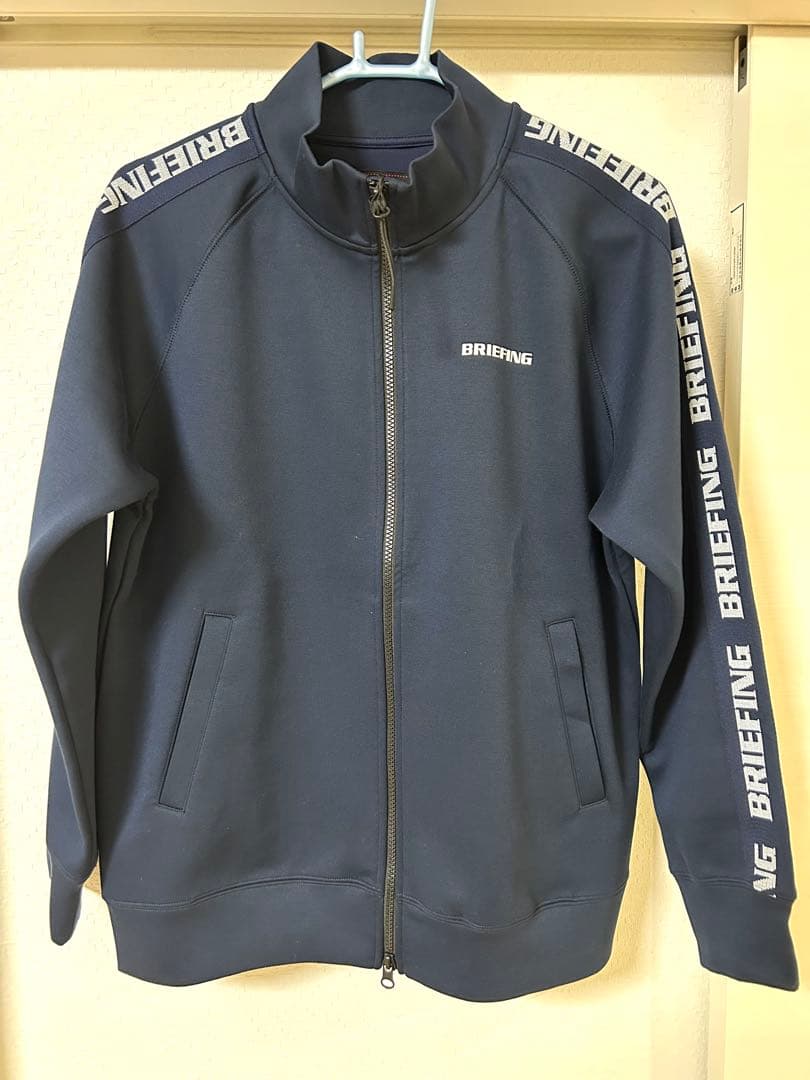 BRIEFINGゴルフ （M）ウォームサイドロゴラインブルゾンネイビー新品未使用