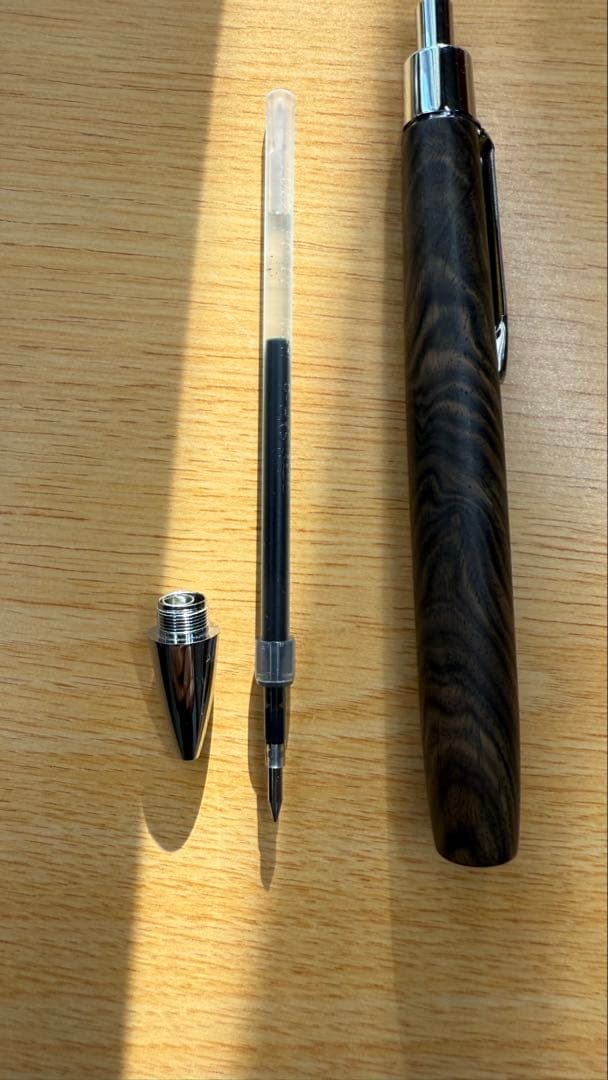 Craft A 木軸ボールペンBP302 黒檀瘤杢(クラフトA)