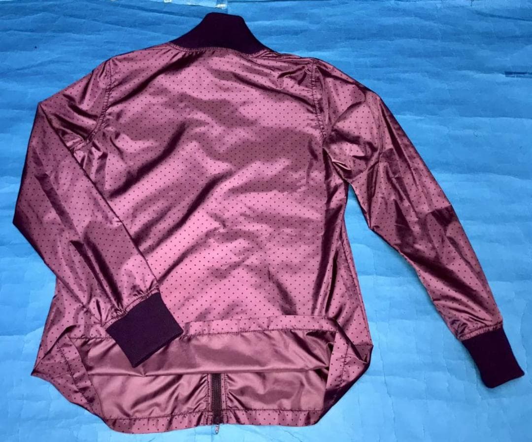 Heal Creek ヒールクリーク★ジップアップジャケット 40 紫×ドット