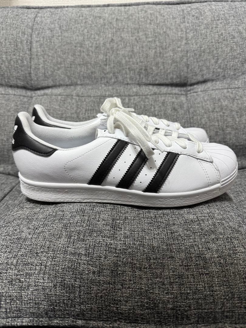 【美品】adidas superstar ゴルフシューズ　25.5cm