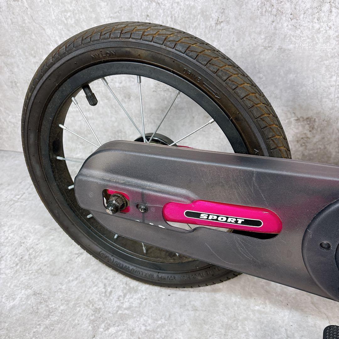 動作良好♪ STRIDER キッズバイク フューシャピンク ストライダー14X