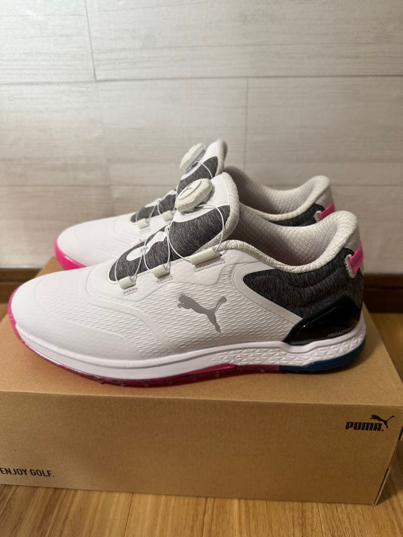 新品プーマ ゴルフシューズ スパイクレス アルファキャット 2.0 ディスク