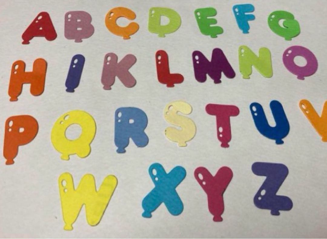 アルバム飾り　クラフトパンチ　アルファベット　オーダー受付中（＾ω＾）