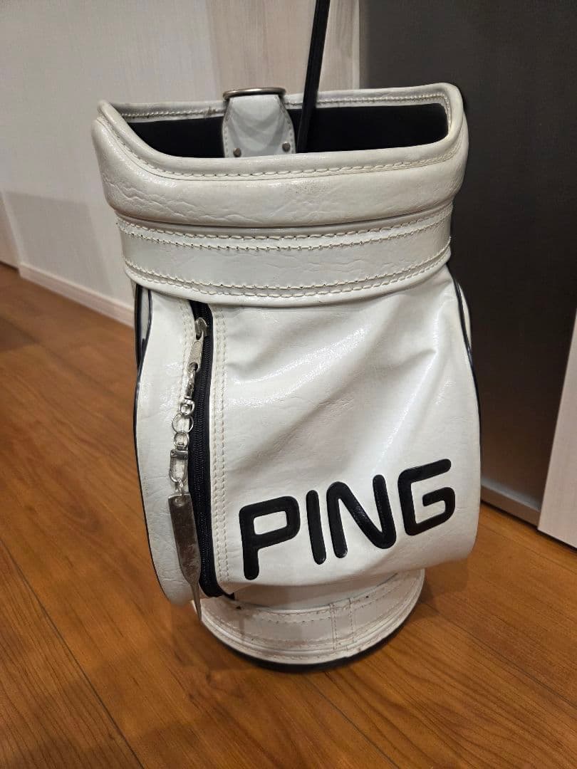 最終値下げヴィンテージPING ゴルフバッグ ホワイト