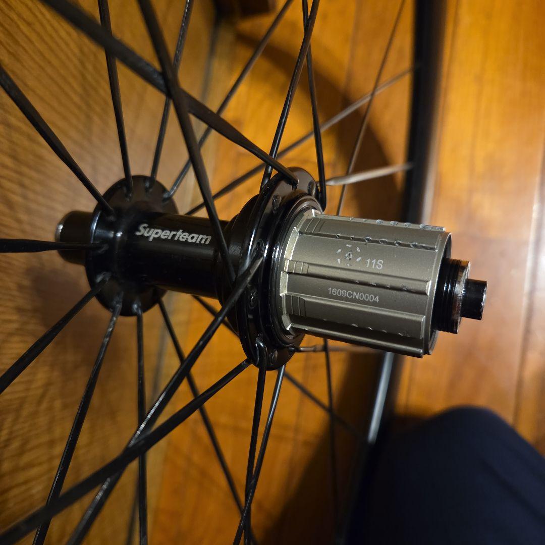 Superteam　スーパーチーム　 38mm　カーボンホイール　後輪