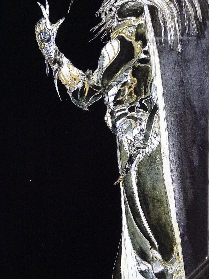 #天野喜孝 #漆セミオーダー #黒衣の剣士 #サイン #アールビバン #証明書付