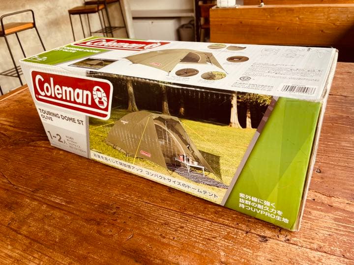 未開封新品! コールマン ツーリングドームST 廃盤色 全面オリーブ色 テント