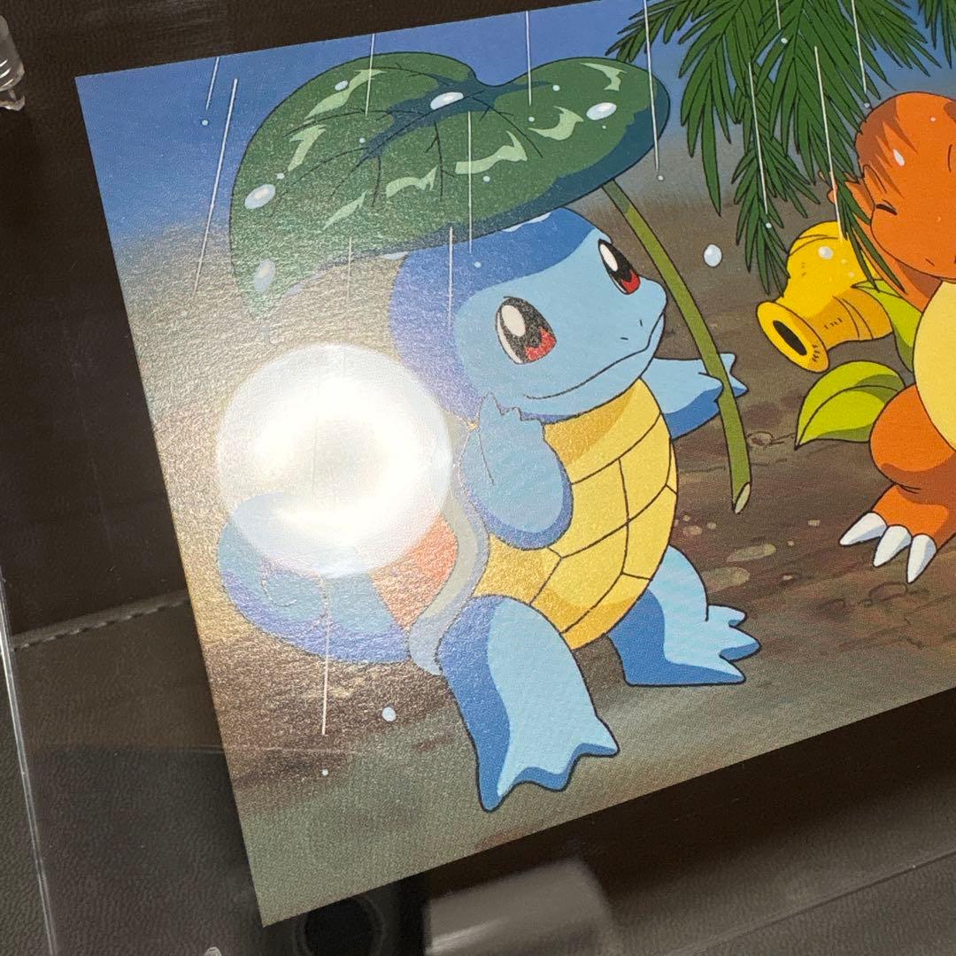 ポケモン てれびくん 赤 ポストカード ヒトカゲ ゼニガメ