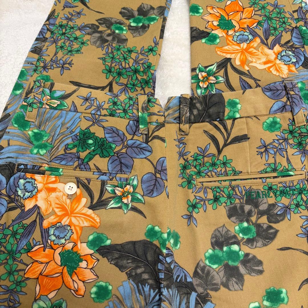 PEARLY GATESパーリーゲイツ　ボタニカル花柄　コットン　S 春ゴルフ