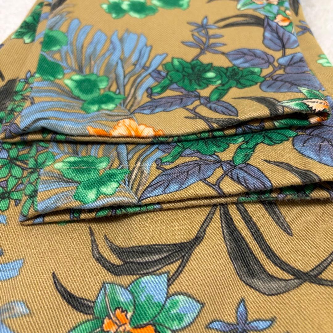 PEARLY GATESパーリーゲイツ　ボタニカル花柄　コットン　S 春ゴルフ