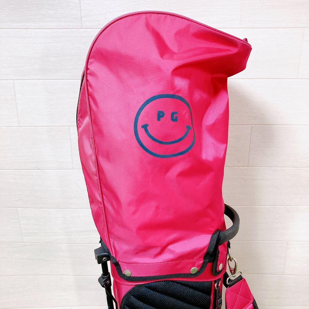 パーリーゲイツ　スタンド式　キャディバッグ　軽量　ゴルフバッグ　ピンク