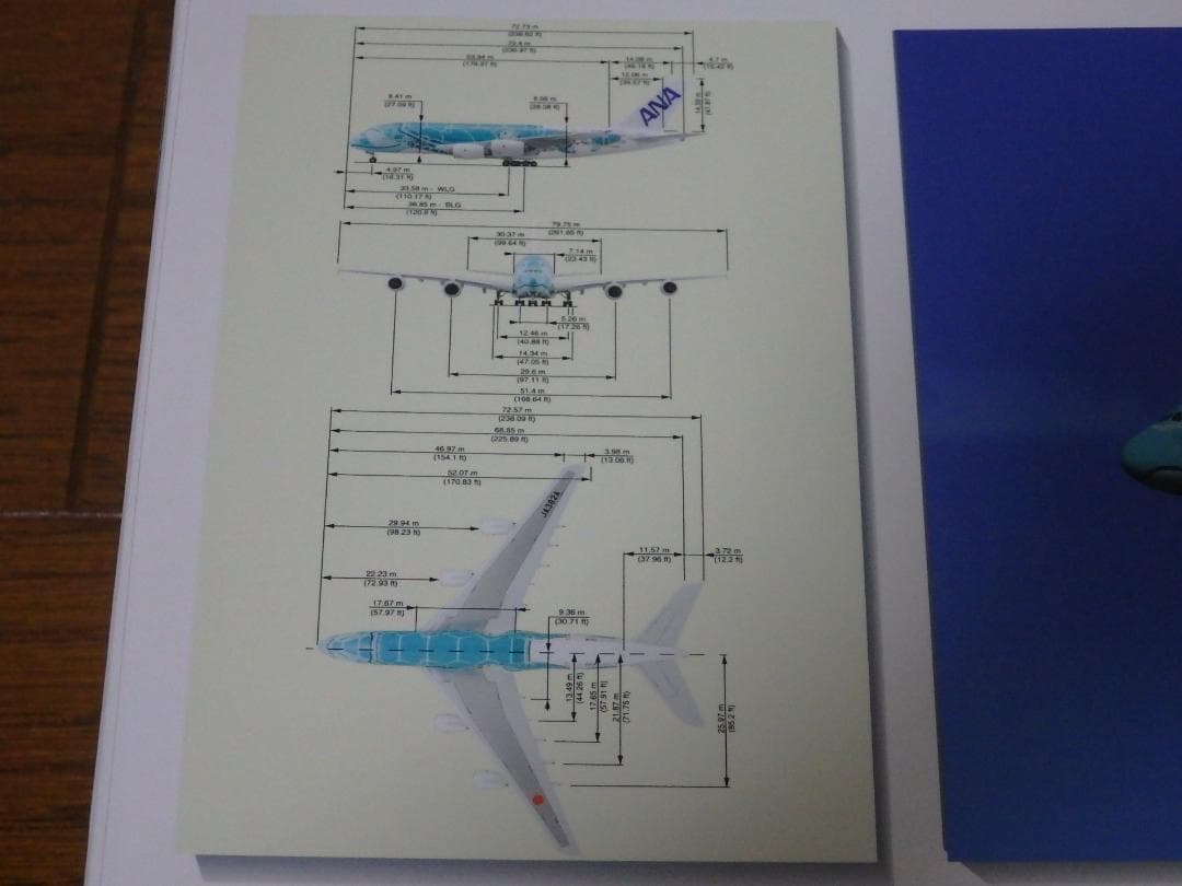 新品 全日空 ANA A380 エアバス 2号機 1:200 モデルプレーン