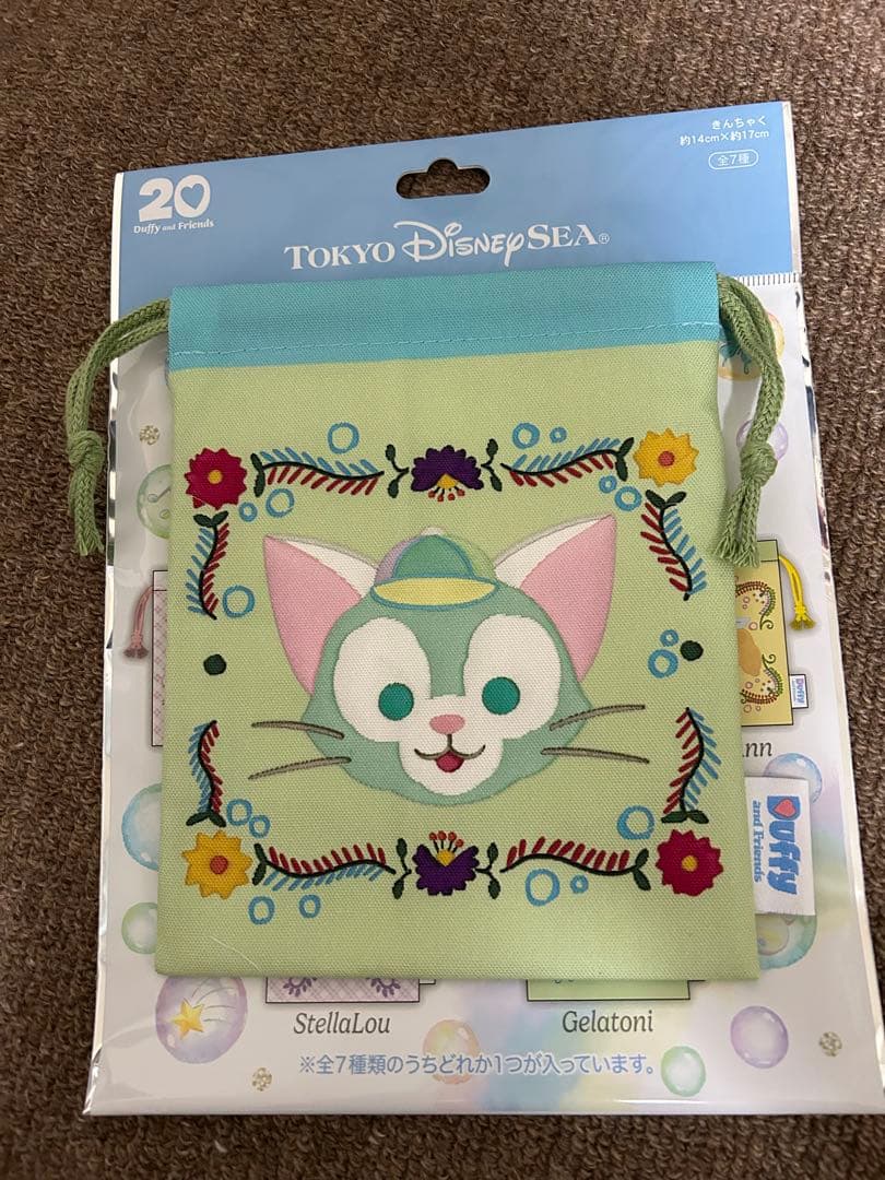 東京ディズニーシー ジェラトーニ (巾着.キーチェーン.カラビナ)セット