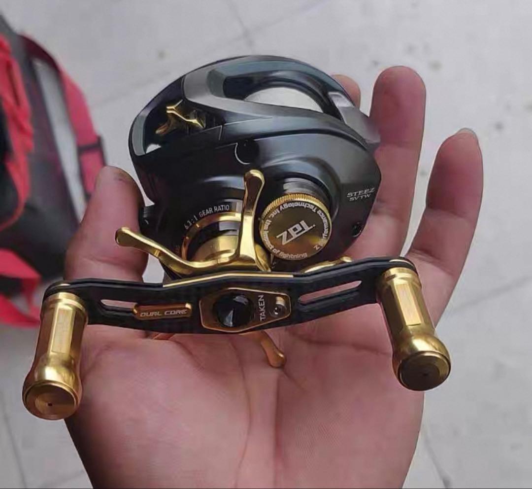 STEEZ スティーズ 対応 海外製 ゴールドカーボンハンドル 85mm