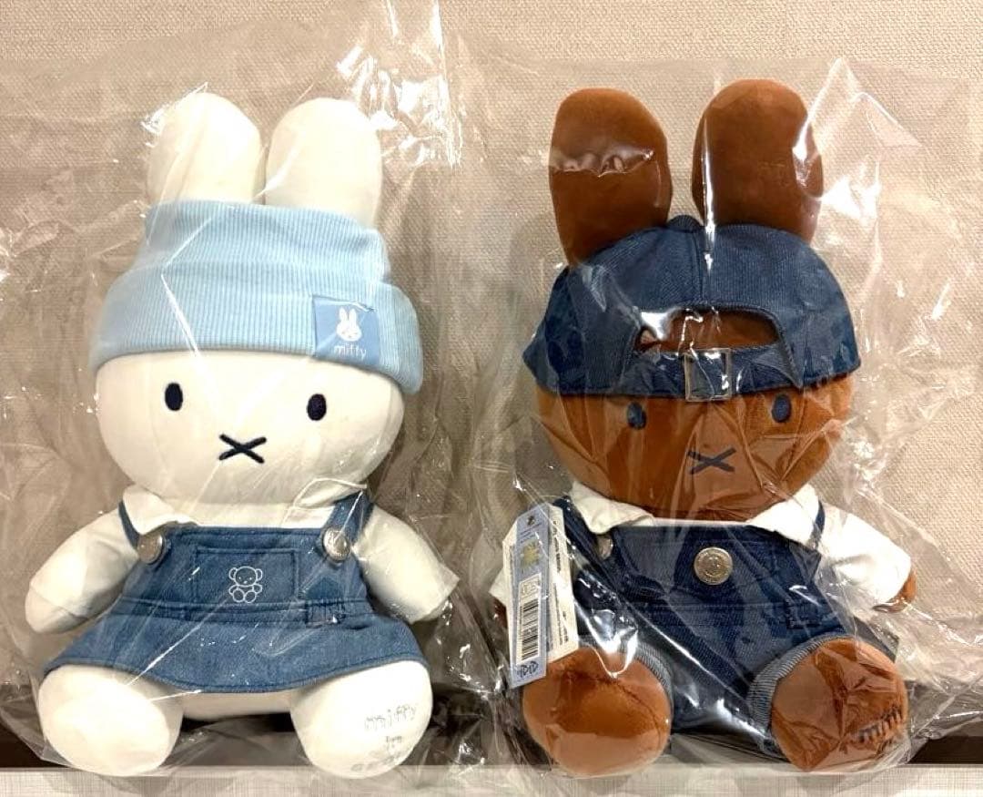 【日本未発売】新品　ミッフィー　 ぬいぐるみ　2点セット　ソンス　匿名配送