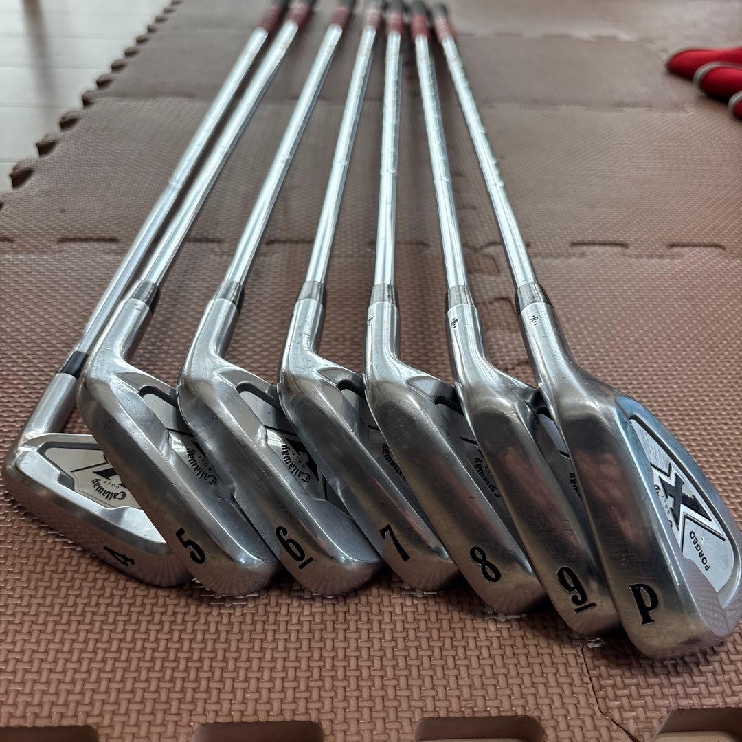 キャロウェイFORGEDアイアン7本セット(カバー付き)