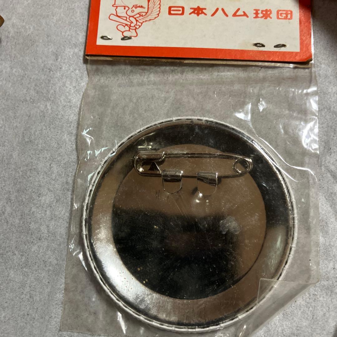 当時物レア 西崎 幸広 日本ハムファイターズ ファイトくんバッチ 21 珍品