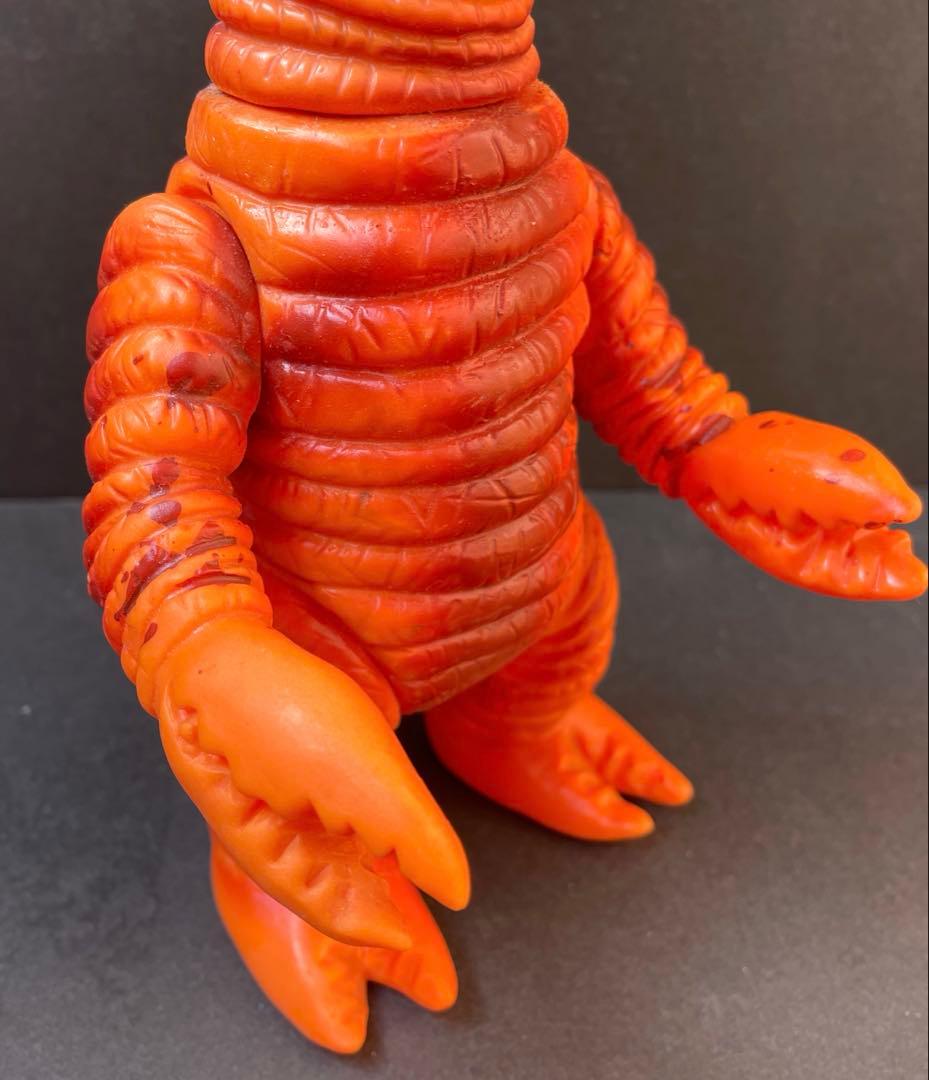 ブルマァク　帰マン　サドラー　 オレンジ成型　ソフビ　公開当時　工場流出品