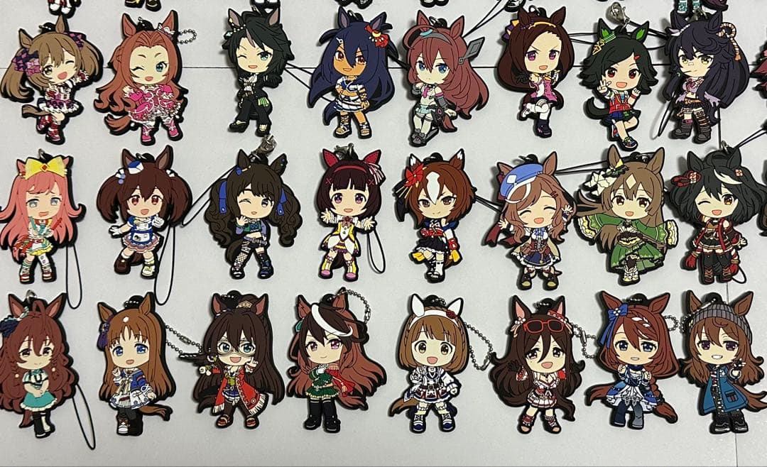 ウマ娘　一番くじ　ラバーマスコット　全種セット