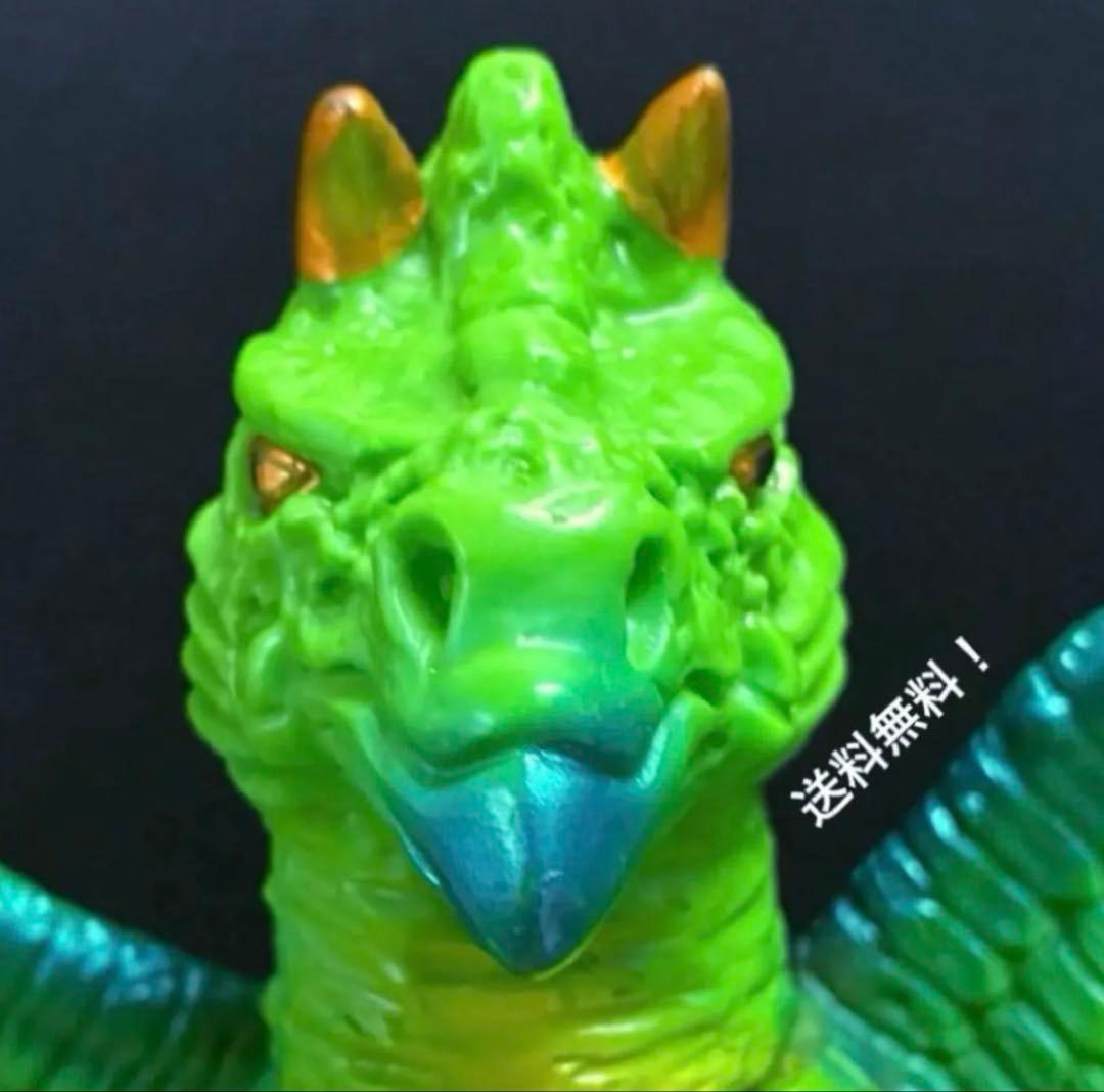 希少！■ ブルマァク ヒドラ 復刻 ソフビ グリーン